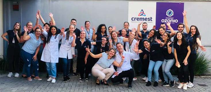 Equipe da empresa Cremest